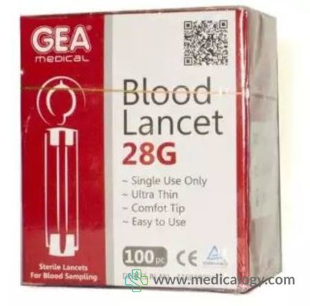 harga GEA 28G Lancet isi 100 pcs Alat Cek Darah
