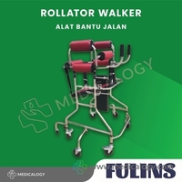 Rollator Walker Dewasa Fulins / Alat Bantu Jalan