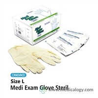 Sarung Tangan Medi Exam Glove Sterile OneMed Box isi 50 Pasang Size L