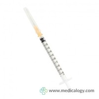 TERUMO Disposable Syringe With Needle 1ml 26Gx1/2" Insulin U-80ul 100ea