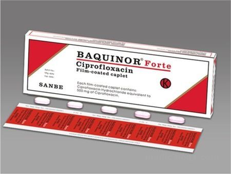 Jual Baquinor Forte Tablet 500 mg per Box Murah