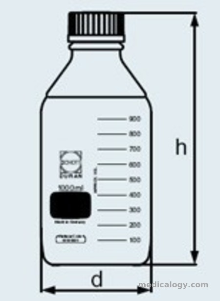 harga Botol Sampel Bening 500 ml Duran 21801445