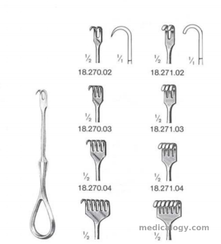 harga Dimeda Mayor Surgery Set VOLKMANN Retractor 21,5 cm Sharp