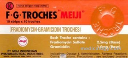 harga FG Troches Tablet per Strip isi 10 tablet