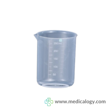 harga Gelas Takar Plastik Ukur Volume Alat Lab Measuring Glass 250 ml