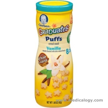 Jual Gerber  Puffs Cereal Snack Vanilla Biskuit Makanan  