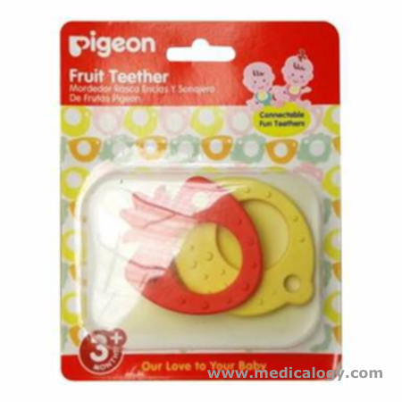 Jual Mainan Gigitan Bayi PIGEON Fruit Teether Vegetable