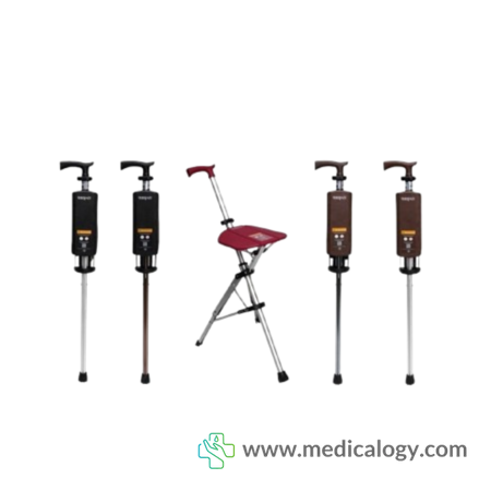 harga Onehealth Foldable Walking Cane Oh-Td01 Tongkat kursi Lipat Multi Fungsi