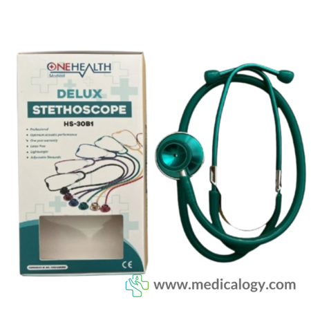 harga Onehealth HS-30B1 Stethoscope Delux - Green