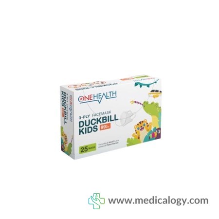 harga Onehealth Masker Duckbill Kids 3Ply Isi 25 - Animals