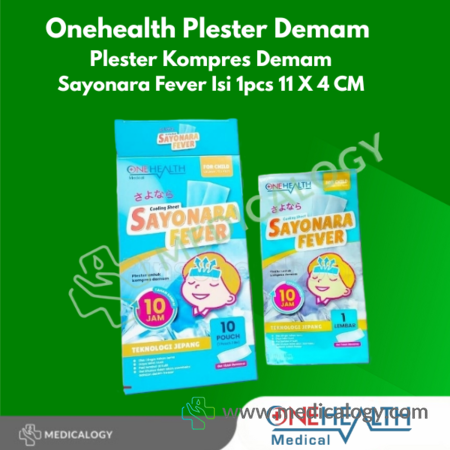 harga Onehealth Plester Demam Plester Kompres Demam Sayonara Fever Isi 1pcs 11 X 4 CM CHILD