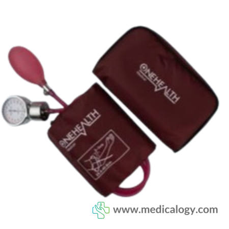 harga Onehealth Tensimeter Jarum HS20D - Aneroid Red 