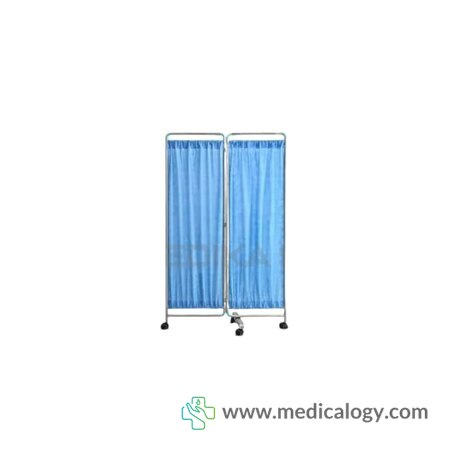 harga ONEMED - Bed Screen Bidang | Sekat Ranjang Pasien Rumah Sakit - 2 Panel