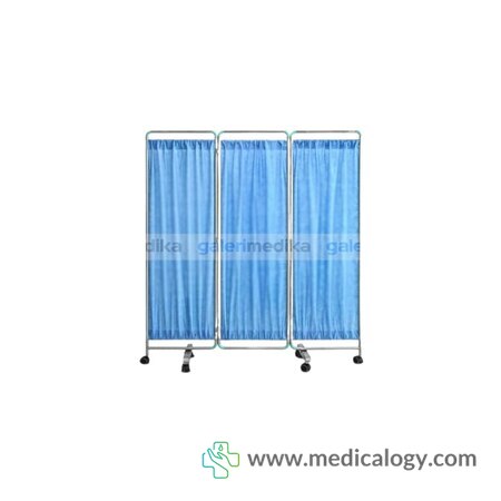harga ONEMED - Bed Screen Bidang | Sekat Ranjang Pasien Rumah Sakit - 3 Panel