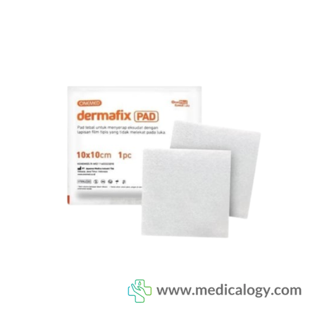 harga Onemed Dermafix Pad 10x10cm Plester Luka Silicone Foam Non Adhesive - 10x10cm isi  1