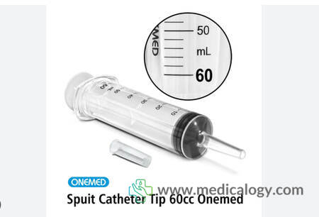 harga Onemed Feeding Syringe 60cc Catheter Tip Ecer Satuan
