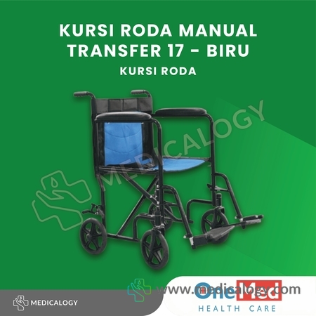 harga Onemed Kursi Roda Manual Transfer 17 - Biru