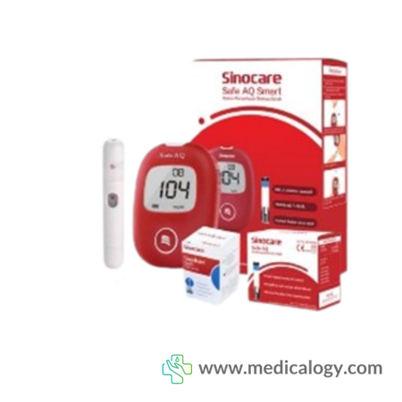 harga Paket Alat Cek Glukosa Gula Darah Sinocare Safe AQ Smart Kits
