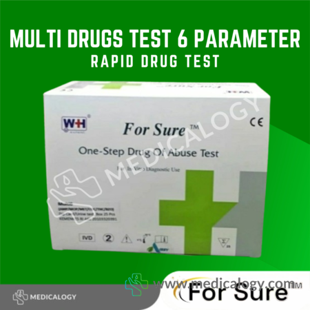 harga Rapid Drugs Test Merk For Sure Multi Drug Test 6 Parameter isi 25 Test