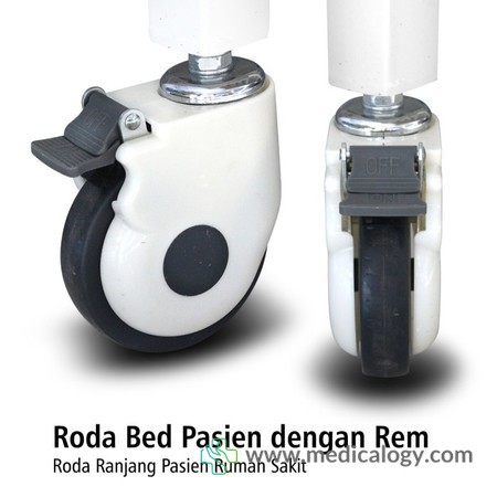 harga Roda Bed Pasien Dengan Rem Onemed