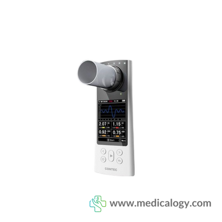 harga Spirometer Contec SP80B Bluetooth dengan FVC FEV1 PEV Alat Ukur Kapasitas Paru Paru