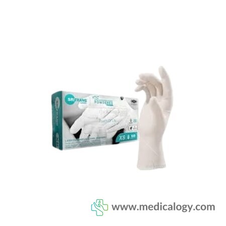 harga Sritrang Sarung Tangan Latex Powder Size M