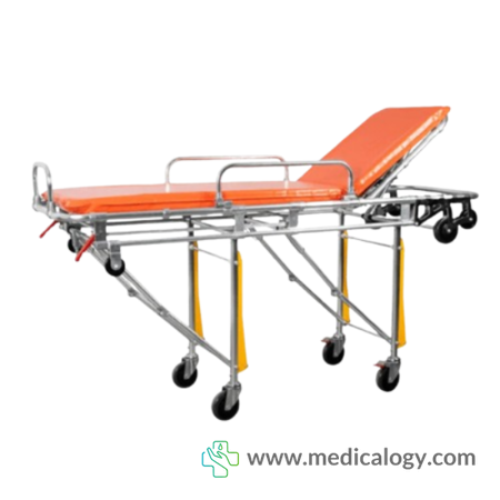 harga Stretcher Ambulance OneHealth OH-B2 Brankar Ambulans - Tandu Darurat Ambulan Emergency Bed