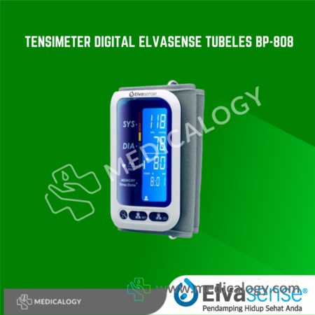 harga Tensimeter Digital Elvasense Tubeles BP-808 Alat Cek Tensi BP808