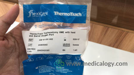 harga ThermoTrach Tracheostomy HME with Vent and Swivel Oxygen Port merk Flexicare Ukuran Dewasa 240805002