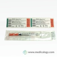 BD Ultra-Fine Insulin Syringe  1ml Per BOX (Isi 100 Pcs)