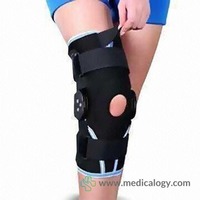 jual Dr Ortho ES-7A01 Korset Lutut Knee Brace Compression Airmesh with ROM Hinge