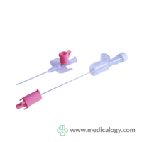 E-CARE IV Catheter SAFETY with Port Kode P24 Kanul IV Kateter Per Box isi 50