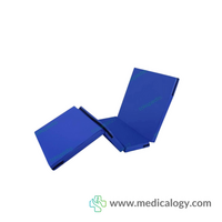 Matras Bed Pasien 2 Crank Standar Warna Biru