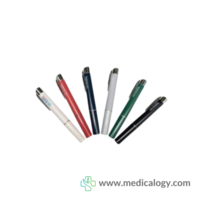ONEHEALTH DIAGNOSTIC PENLIGHT HS-401F LED / CAHAYA PUTIH SENTER MEDIS - BLACK