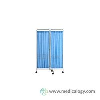 jual ONEMED - Bed Screen Bidang | Sekat Ranjang Pasien Rumah Sakit - 2 Panel