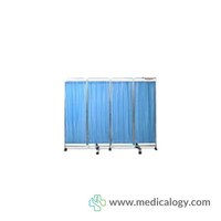 jual ONEMED - Bed Screen Bidang | Sekat Ranjang Pasien Rumah Sakit - 4 Panel