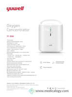 Oxygen Concentrator  Yuwell 7F-3NW (Mesin Penghasil Oksigen)