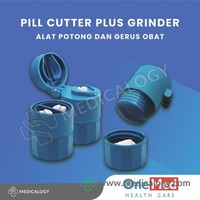 jual Pill Cutter Plus Grinder Alat Pemotong dan Penggerus Penghancur Obat Onemed