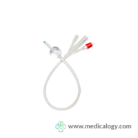 Rusch Soft Simplastic Couvelaire Tip 3-Way Foley Catheter - 30cc Balloon Capacity Bebas Latex