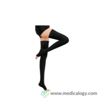 jual Variteks Stocking Thigh High Open Toe CCL 2 Black XL