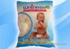 jual Wellness Cotton Ball Mini Kapas 1000 Gram Bola Kapas