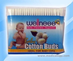 jual Wellness Cotton Buds Baby Kapas Refil 100's Cleansing Swabs