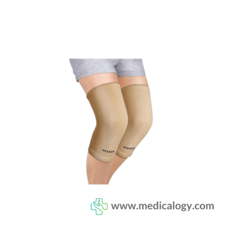 harga VISSCO Tubular Elastic Knee Cap 1 Pasang - Mild Support for Free Knee Movement