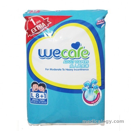 harga WeCare Pampers Size L Isi 8